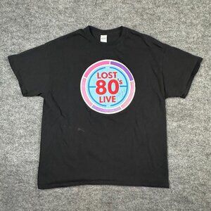 Lost 80's Live Concert T-Shirt XL Tee 2018 Texas Book Of Love Flock of Seagulls